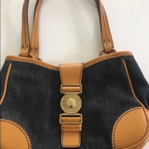 Miu miu denim and leather bag